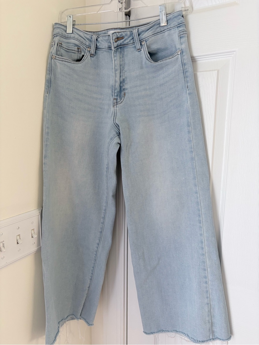 Just Black Denim Light Blue High-Rise Wide Leg Jeans